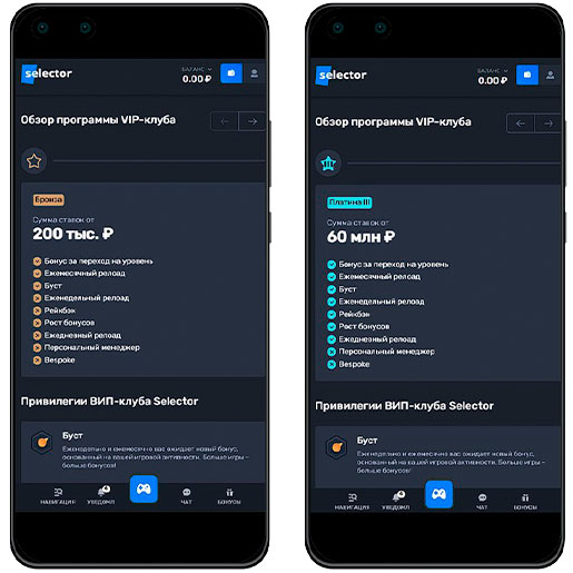 Акции программы